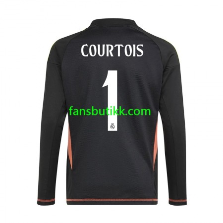 Fotballdrakt Real Madrid Thibaut Courtois 1 Keeper Bortetrøye 2024-2025 Kortermet